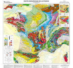 Carte g�ologique de la France